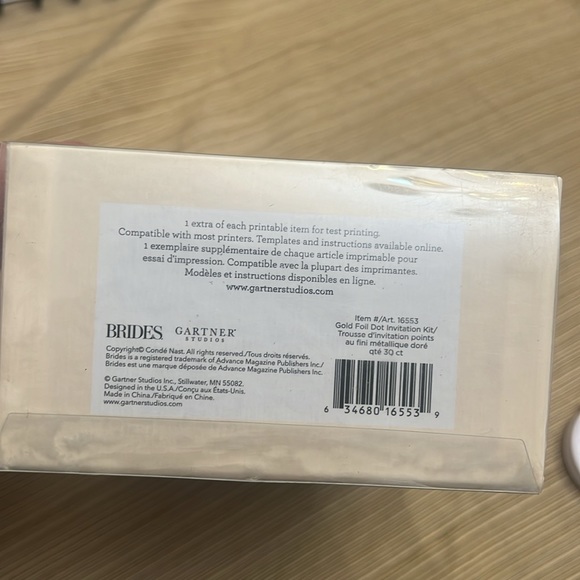 Brides premium invitation kit 30 printable invitations with 30 envelopes Brides - Picture 4 of 9